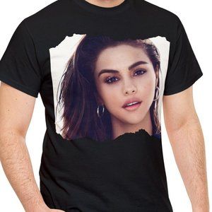 Selena Gomez Music Fan Gift Men Son Dad Boyfriend T Shirt Tee S M L XL